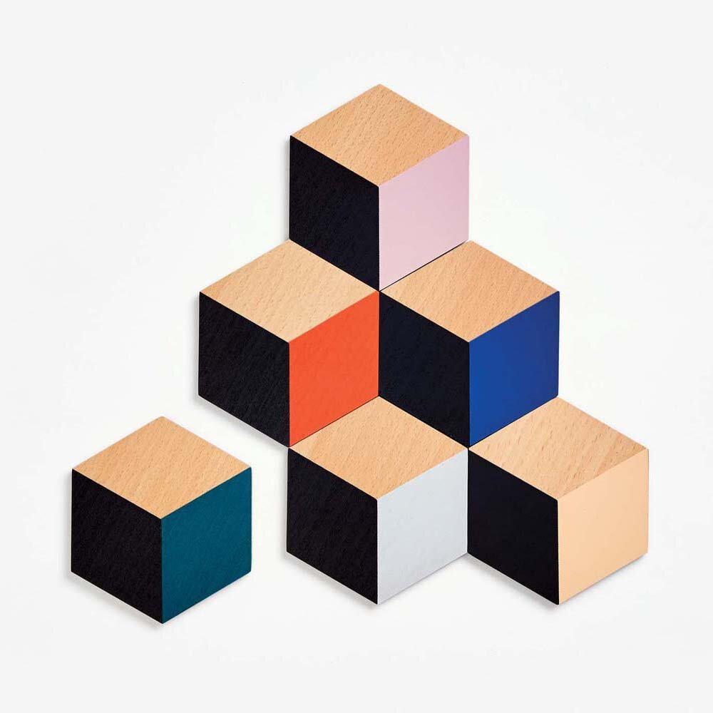COLOUR BLOCK TABLE TILES – Muse Art Gallery